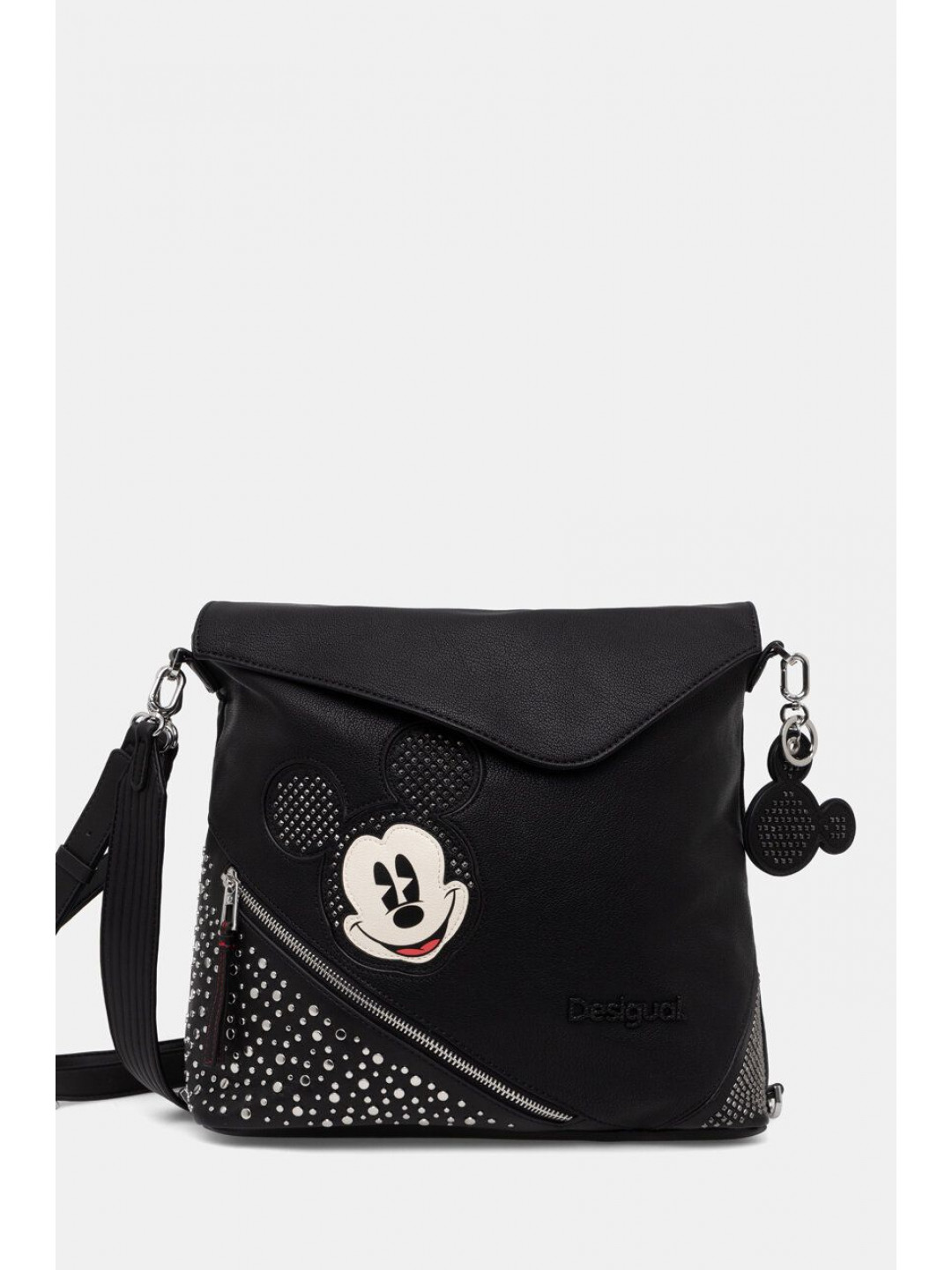Batoh Desigual MICKEY STUDSTYLE JER dámský černá barva velký s aplikací 24WAKP21